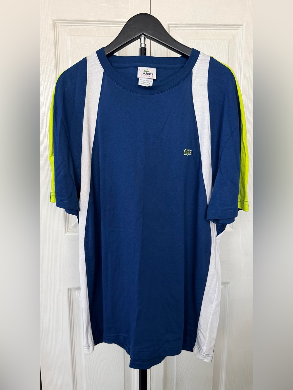 Lacoste Sport Men’s L Colorblock Tee